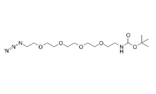 Azido-PEG4-NHBoc，cas:940951-99-5，疊氮-四聚乙二醇-叔丁氧羰基