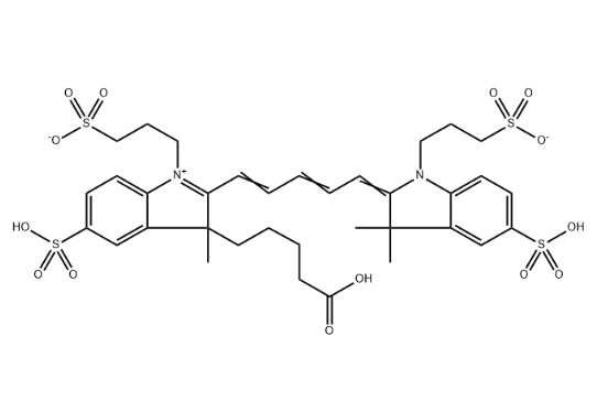 Alexa Fluor 647 Acid，水溶性熒光標(biāo)記染料，2090339-69-6