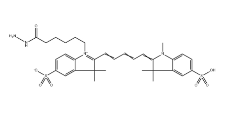 CAS：2055138-61-7，水溶 Cy5-hydrazide